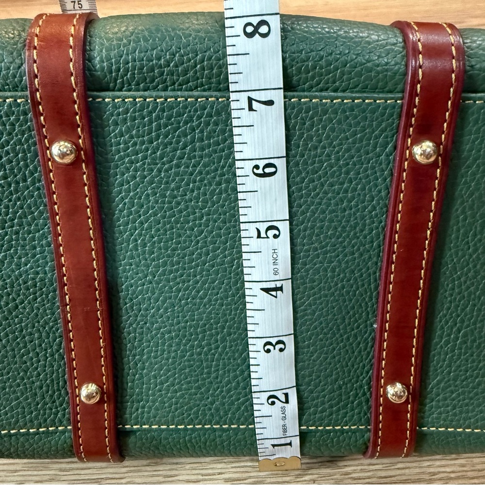 Dooney and Bourke Green Pebbled Grain Leather Bag - Picture 8 of 10